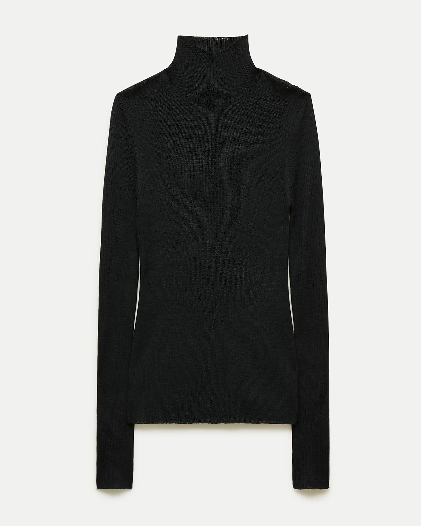 Ribbed merino turtleneck sweater | J. Crew US