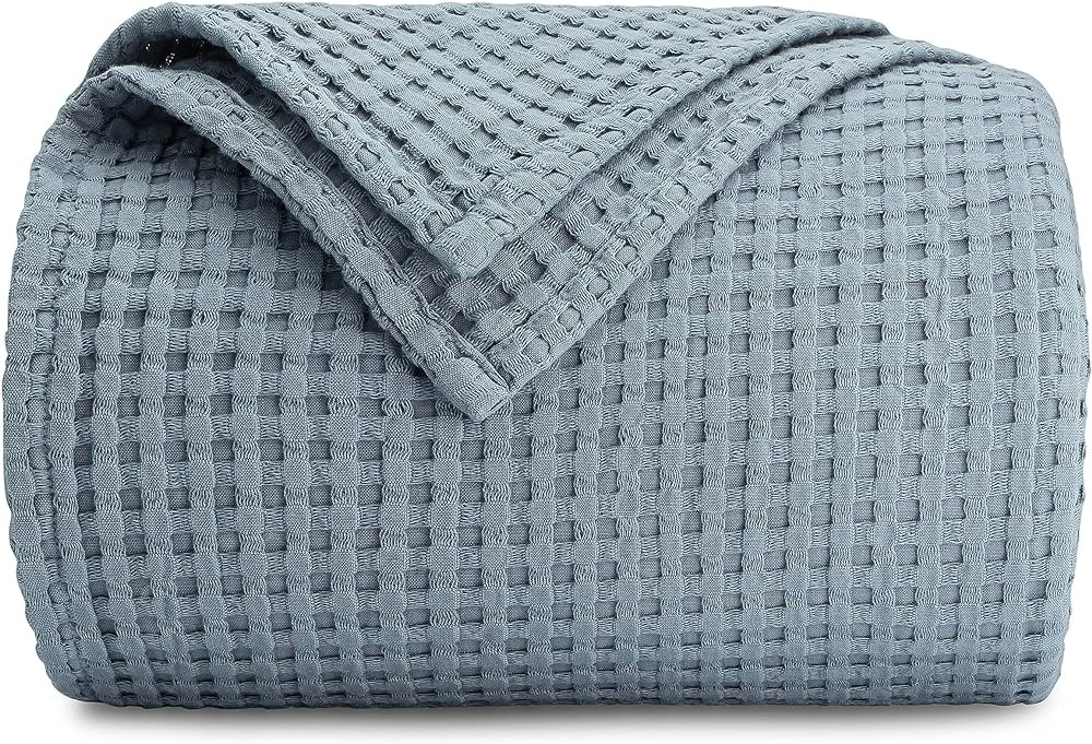 Comfy Cubs 100% Cotton Waffle Weave Throw Blanket Breathable Skin-Friendly Soft Lightweight Blank... | Amazon (US)