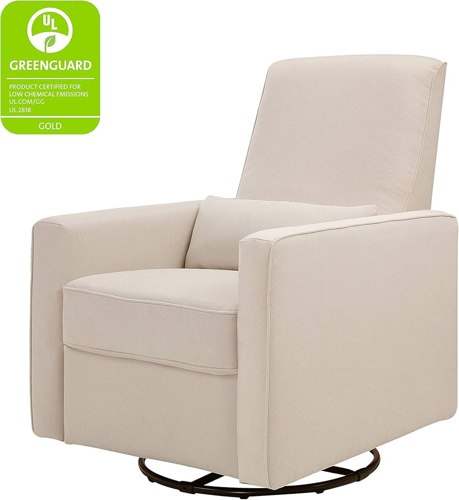 DaVinci Piper Upholstered Recliner and Swivel Glider in Cream, Greenguard Gold & CertiPUR-US Cert... | Amazon (US)