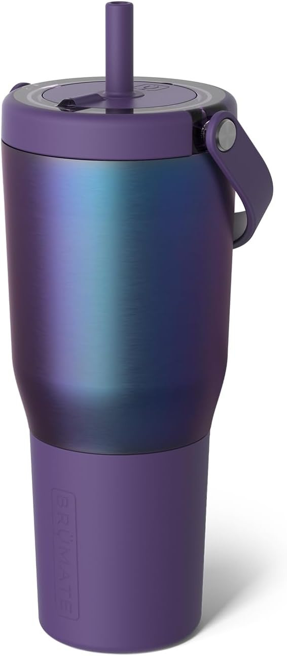 BrüMate Resa 35oz 100% Leakproof Travel Tumbler w/Handle & Straw | Flexible SoftSip Straw | Sili... | Amazon (US)