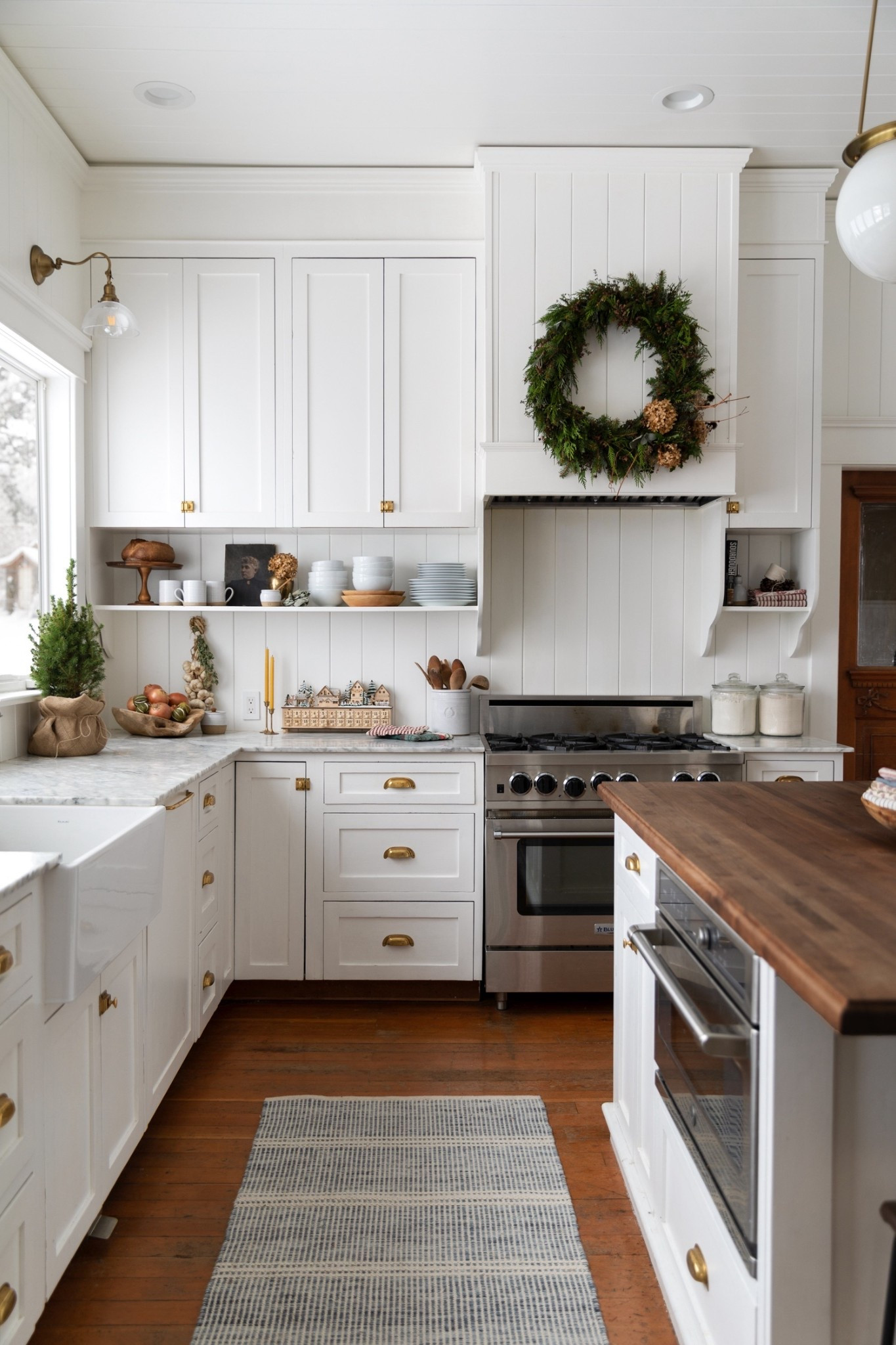 The Farmhouse kitchen all decked out for Christmas a couple years back 

#LTKHome