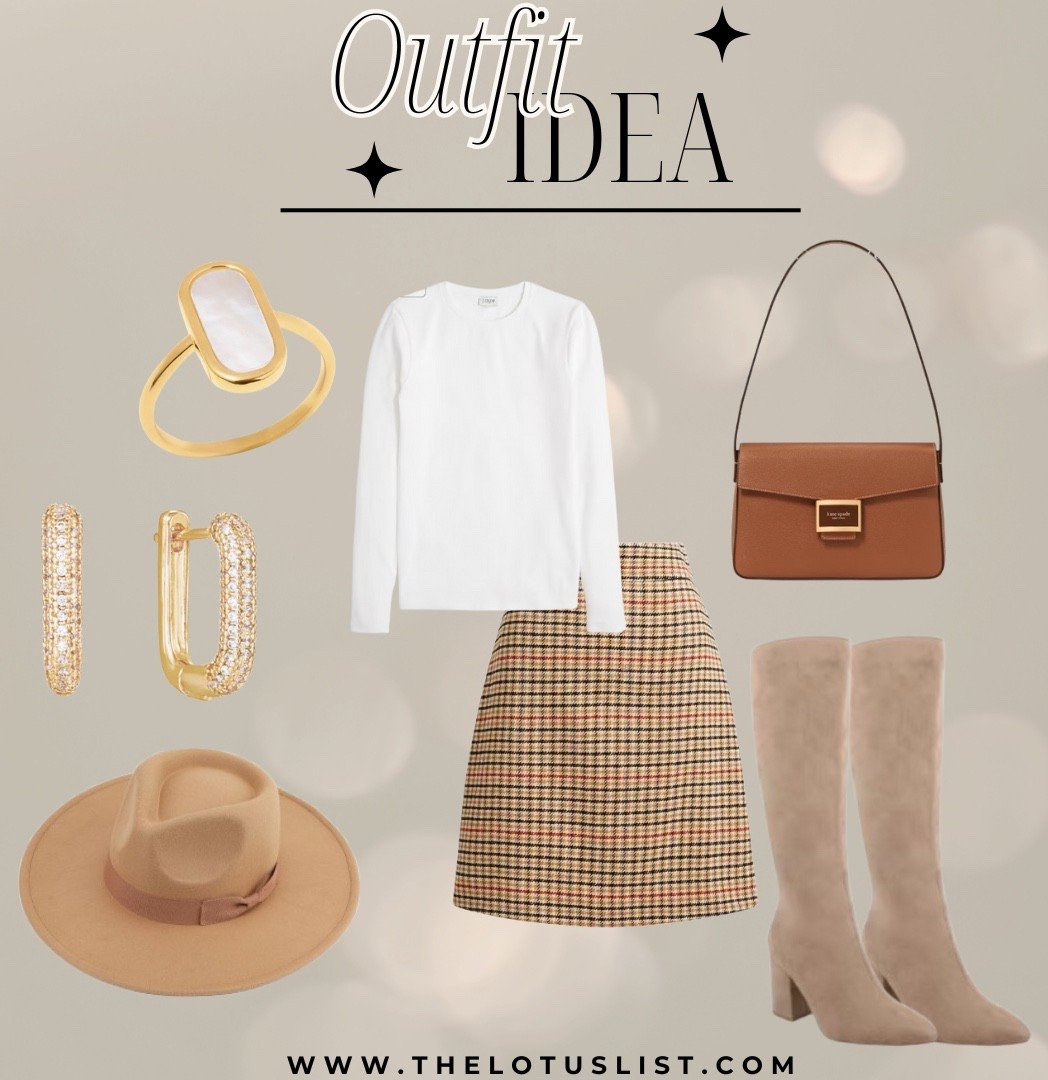 Outfit Idea

Ltkfindsunder100 / ltkfindsunder50 / LTKshoecrush / LTKsalealert / ltkplussize / ltkmidsize / fall outfit / fall outfit idea / fall outfits / fall outfit ideas / wide brimmed hat / brown hat / gold earrings / gold Huggie earrings / gold ring / Kate spade / Kate spade bag / brown late spade bag / fall bag / autumn outfit / autumn outfits / autumn outfit idea / autumn outfit ideas / mini skirt / plaid mini skirt / long sleeved shirt / white long sleeved shirt / fall clothing / autumn clothing / sale / sale alert / fall / autumn / plaid / plaid skirt / brown handbag / it bag / fall handbag / leather handbag / brown leather handbag / gold earrings / white long sleeved t-shirt

#LTKSeasonal #LTKItBag #LTKStyleTip