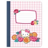 Studio Oh! Composition Notebook, 7.5" x 9.75", Hello Kitty\u00ae Gingham Wildflowers | Walmart (US)