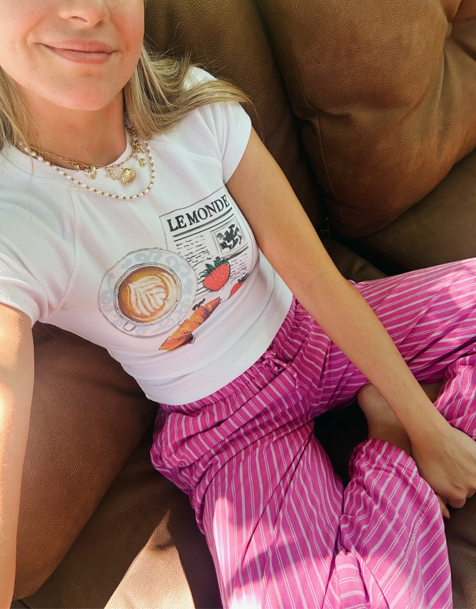 Summer fit, summer outfit, linen pants, striped pants, princess Polly top, graphic tee top

#LTKSeasonal #LTKU #LTKSummerSales