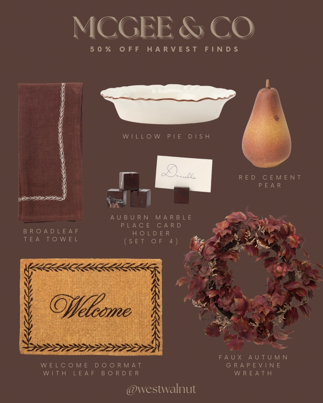 Check out these cozy harvest season finds from McGee & Co that are currently 50% off!! These are my faves, but there are many more Halloween & Harvest finds currently on sale both 40% and 50% off!

#autumnhomedecor #cozyhome #falldecor #autumndecor #falldecor #cozyfallhome #autumndecor #mcgeeandco  

#LTKSeasonal #LTKHome