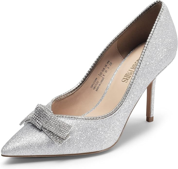 DREAM PAIRS Women's Heels Pointed Toe Pump Shoes for Women | Amazon (US)