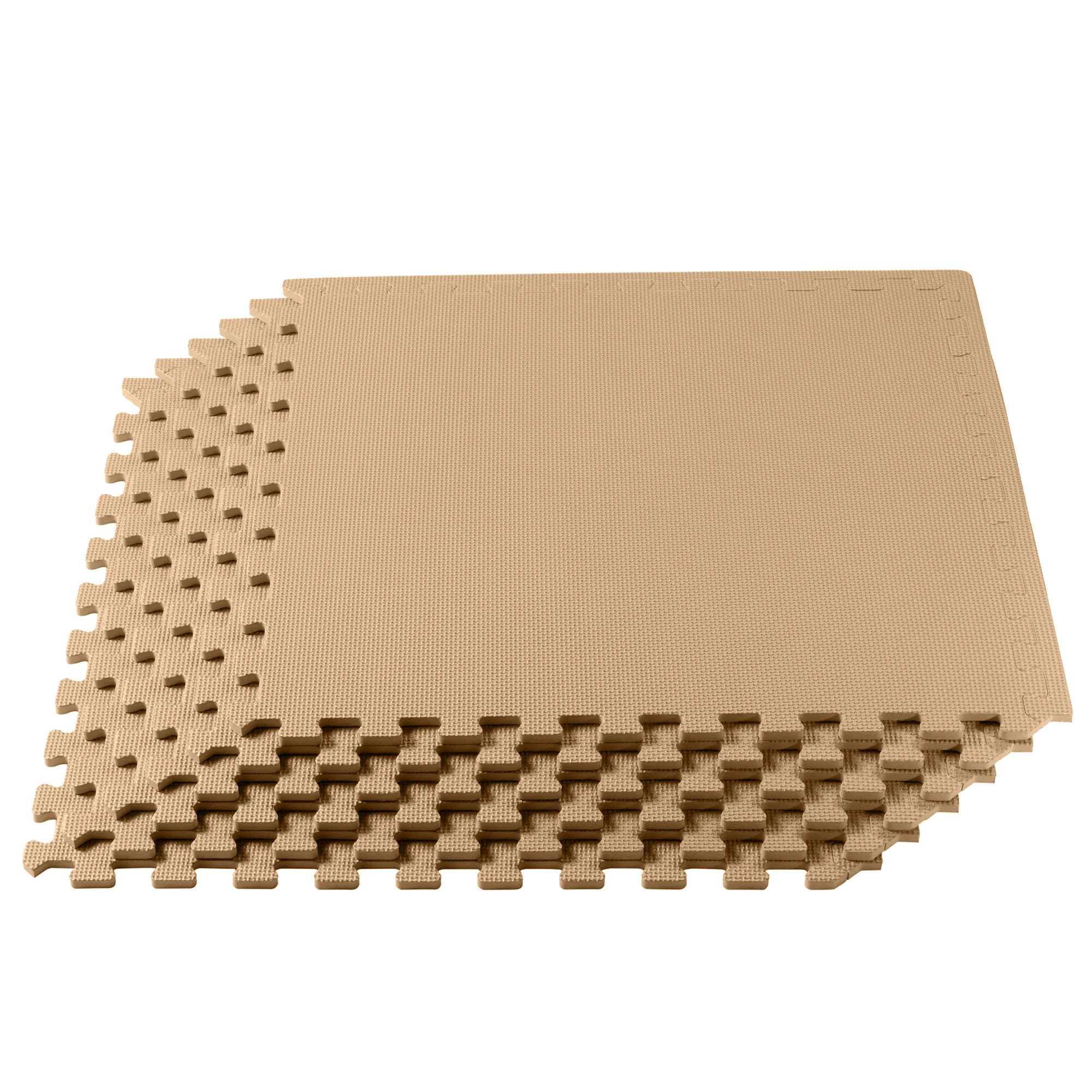 We Sell Mats 3/8 Inch Thick Multipurpose Exercise Floor Mat with EVA Foam, Interlocking Tiles, An... | Walmart (US)