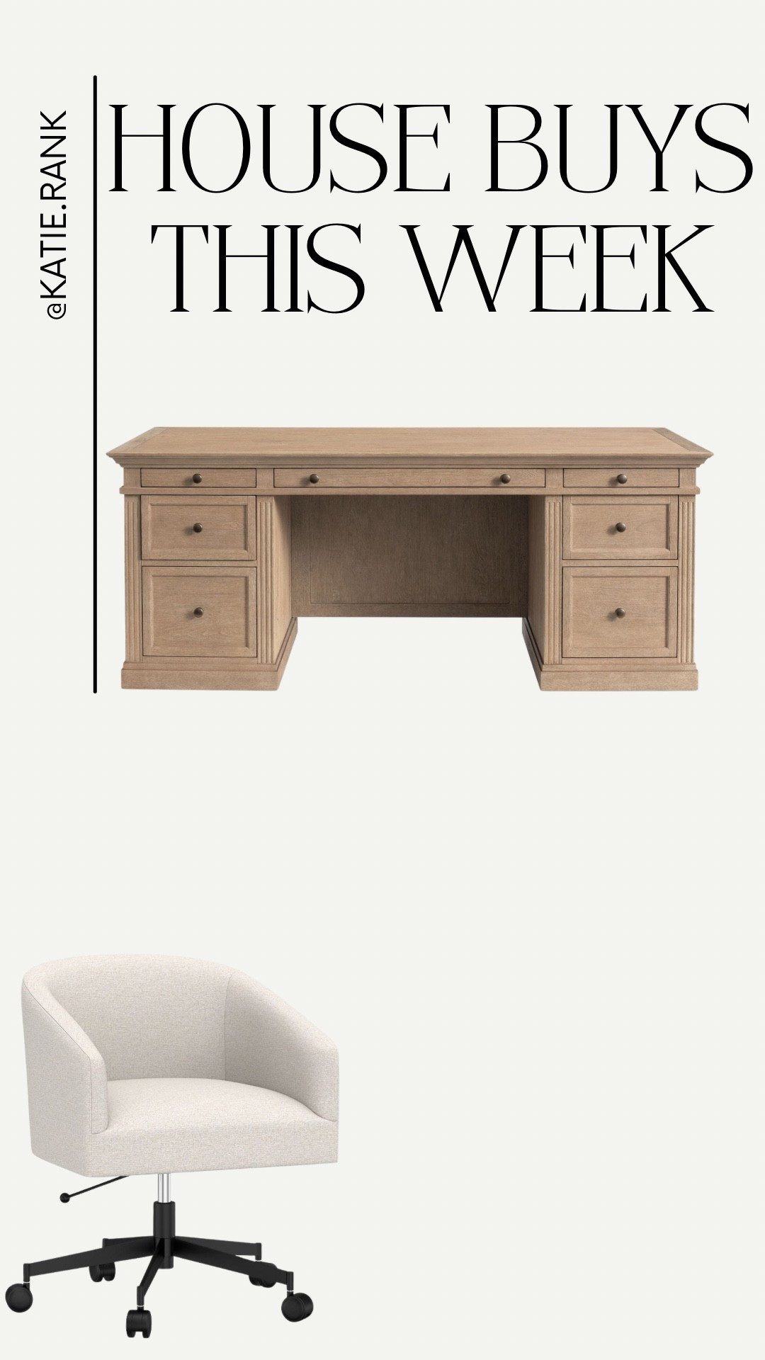 So excited our home office furniture has been secured!  It’s on sale for Memorial Day! 

Home office 
Furniture
New build

#LTKmomlife #LTKHome #LTKSaleAlert