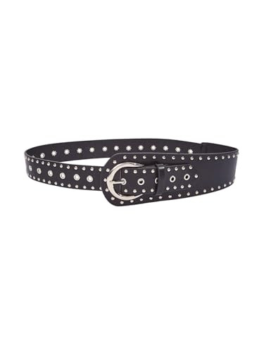 Verdusa Women's Studded Belts Y2k Belt Punk PU Leather Vintage Western Cowgirl Belts | Amazon (US)