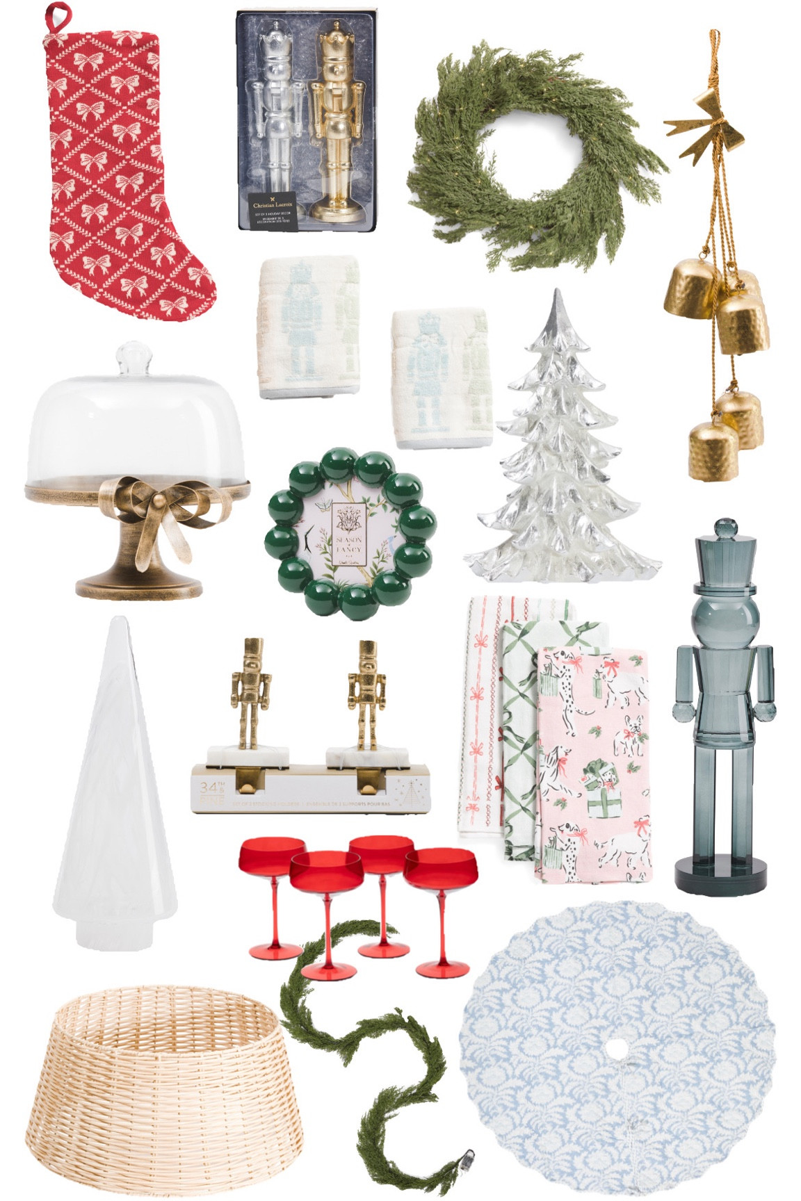 Grand-millennial Christmas finds from TJ Maxx & Marshalls 🫶🏻 stockings, nutcrackers, Christmas trees, bows, bells, wreaths, garland, picture frames

#LTKGiftGuide #LTKHoliday #LTKHome