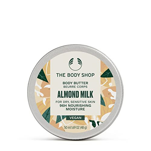 The Body Shop Almond Milk Body Butter – Hydrating & Moisturizing Skincare for Dry and Sensitive Skin – Vegan – 1.7 oz | Amazon (US)