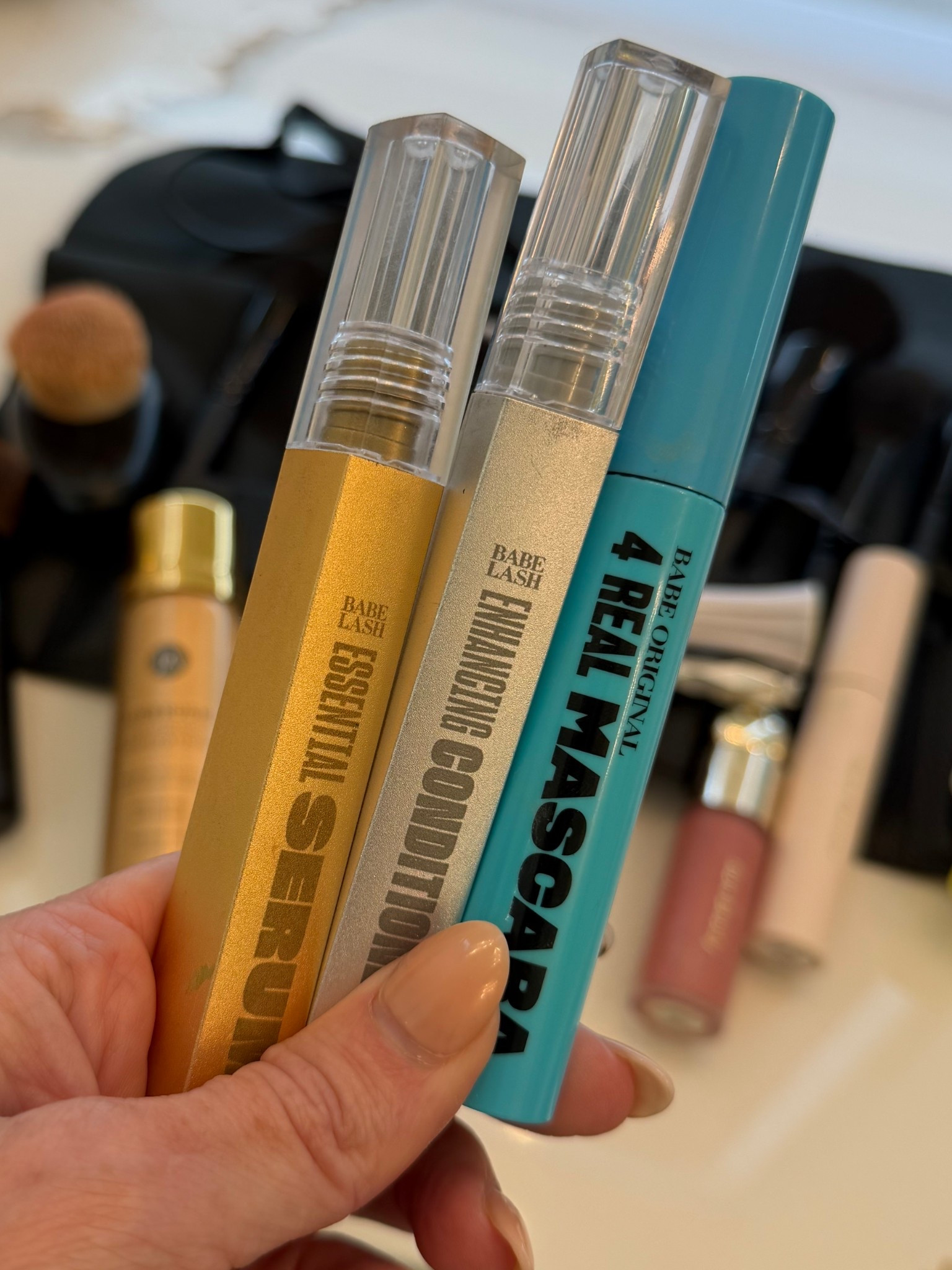 Lash trio - the serum helped me to grow my lashes out after having lash extensions for over eight years, it’s my absolute favorite!!

The conditioner is great for conditioning, fragile lashes, and the mascara is one of my faves!!

Use code: LORI15 to save 