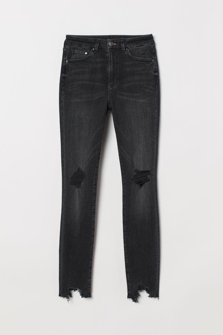 H & M - Embrace High Ankle Jeans - Black | H&M (UK, MY, IN, SG, PH, TW, HK)