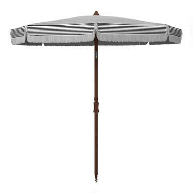 Thin Stripe 6.5 Ft Tilting Patio Umbrella | World Market