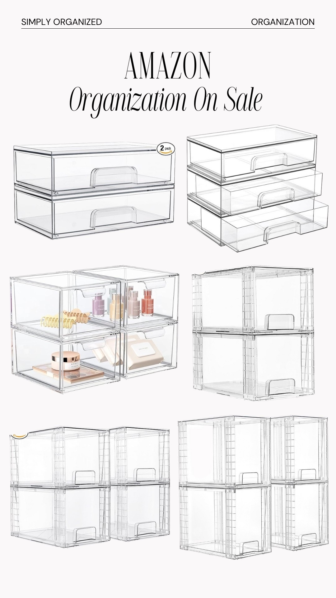 Stocking drawers are super helpful under bathroom or kitchen sink sinks. All of these stacking drawers are currently on sale on Amazon!

#LTKSaleAlert #LTKHome