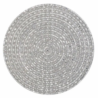 Gatsby Placemat - Silver | Wayfair North America