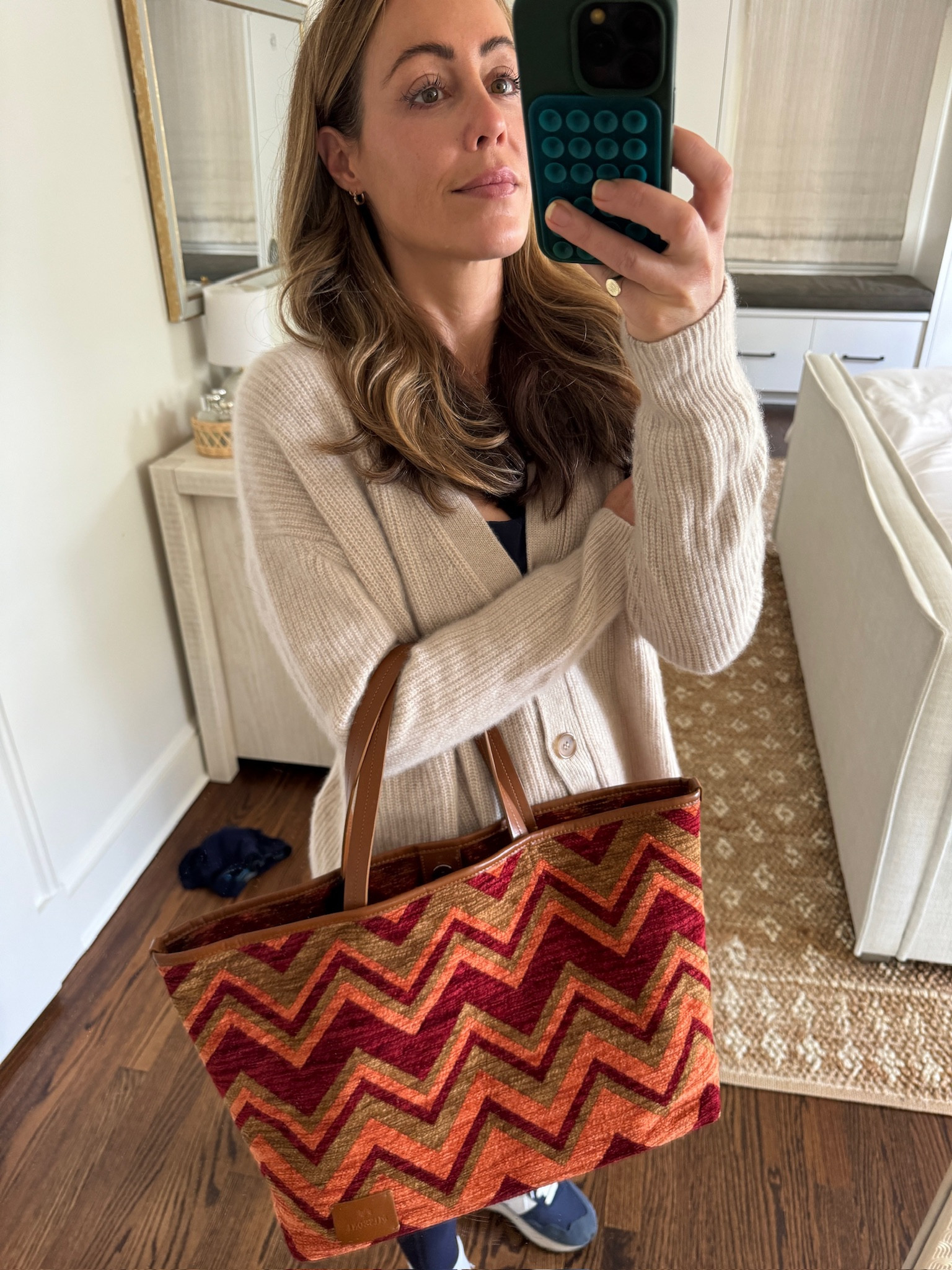 My fall bag purchase of the season🤎 obsessed with these colors and this pattern. Linked along with the rest of my outfit details!

#LTKStyleTip #LTKSeasonal #LTKWorkwear