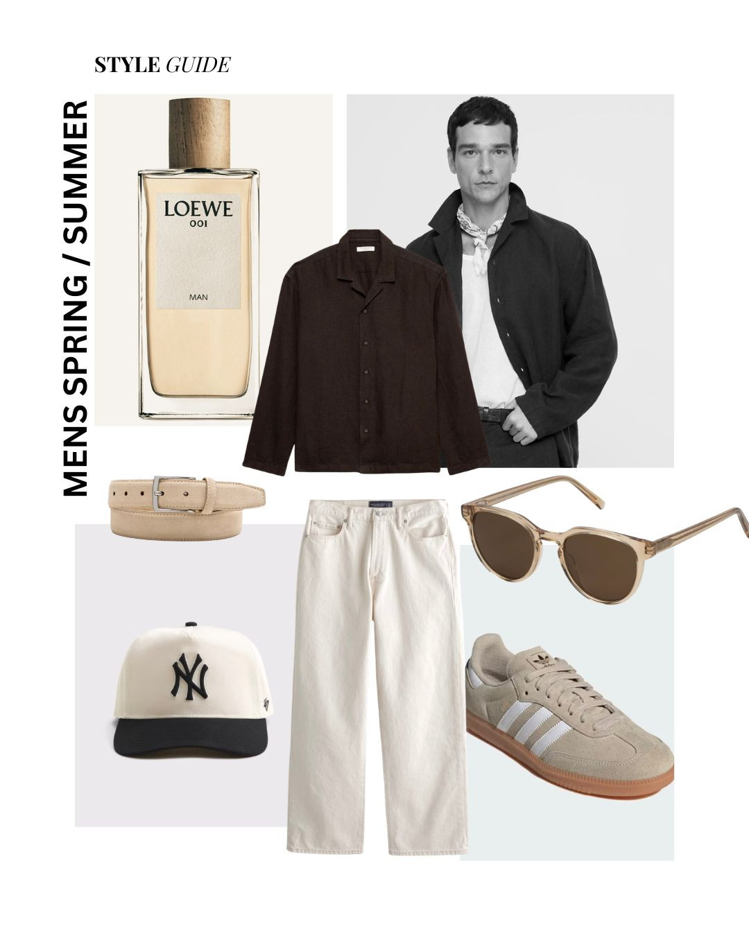 Men's Spring/Summer Style Guide: The Neutral Edit

#MensFashion #MensStyleGuide #SpringStyle #SummerFashion #MensCasualStyle #NeutralAesthetic #CampCollarShirt #WidelegDenim #AdidasSamba #Loewe #LoewePerfume #MensOOTD #StyleInspo #MenswearDaily #FashionForMen #SpringSummer2026 #OutfitIdeas #NeutralOutfit #StreetStyleMen #MensFashionInspo 

 #LTKootd #LTKMens