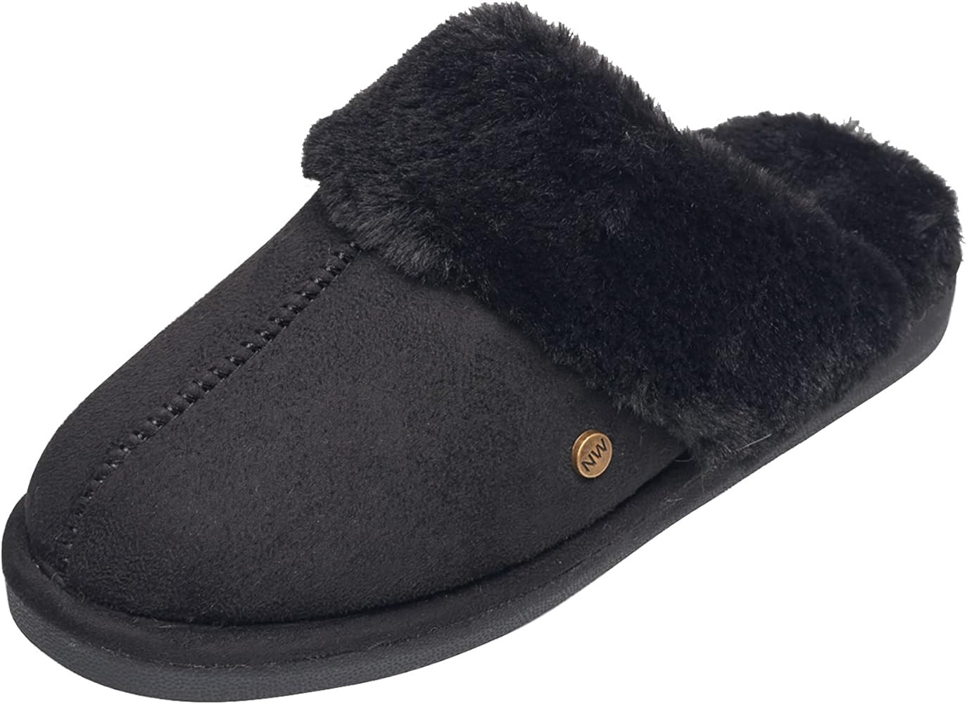 NINE WEST Scuff Slippers For Women, Extra Soft & Comfortable Winter House Shoes | Amazon (US)