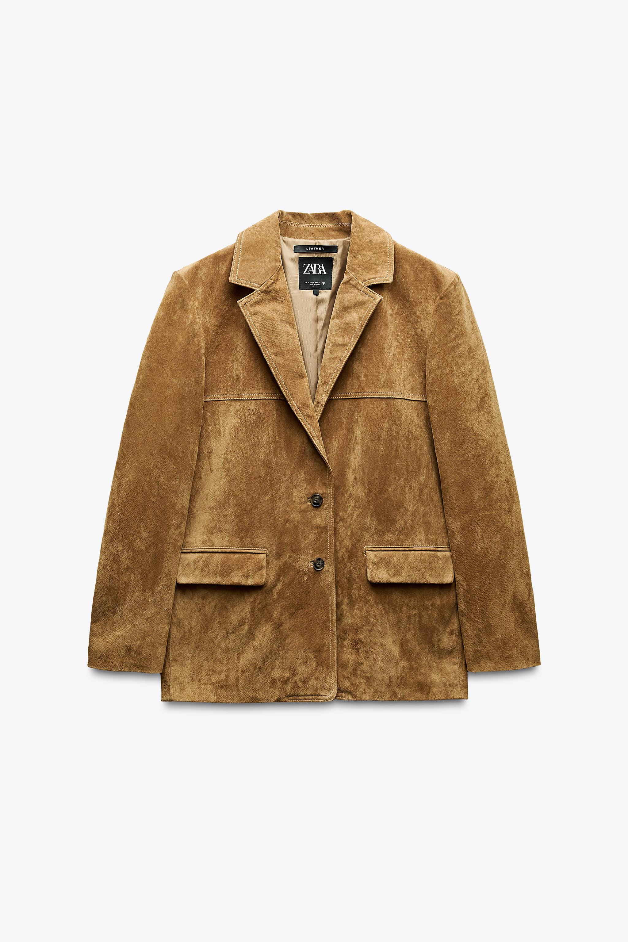 SUEDE BLAZER | Zara UK