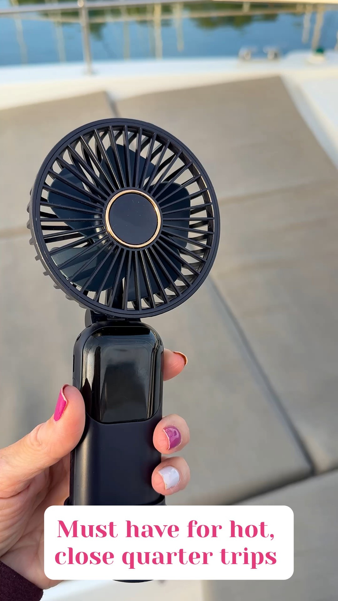 Portable travel fan for the airplane, sailboat, or any tight space you’d like some cool air {the charge lasts a VERY long time}

#LTKFindsUnder50 #LTKTravel