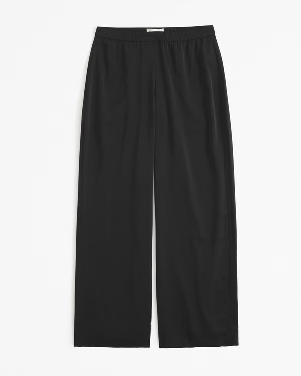 Women's Drapey Pull-On Pant | Women's Bottoms | Abercrombie.com | Abercrombie & Fitch (US)