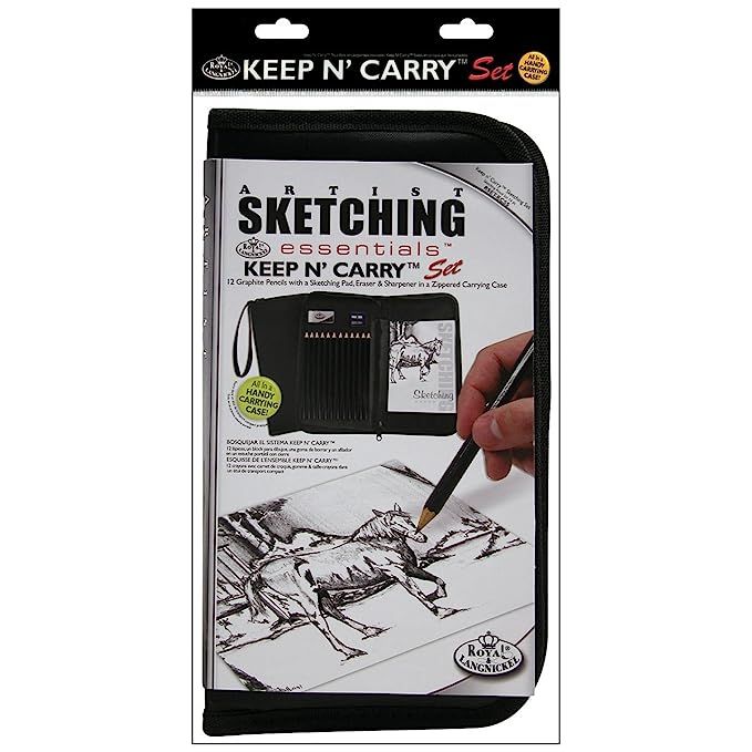 Drawing and Sketching Pencil Set In Zippered Carrying Case | Amazon (US)