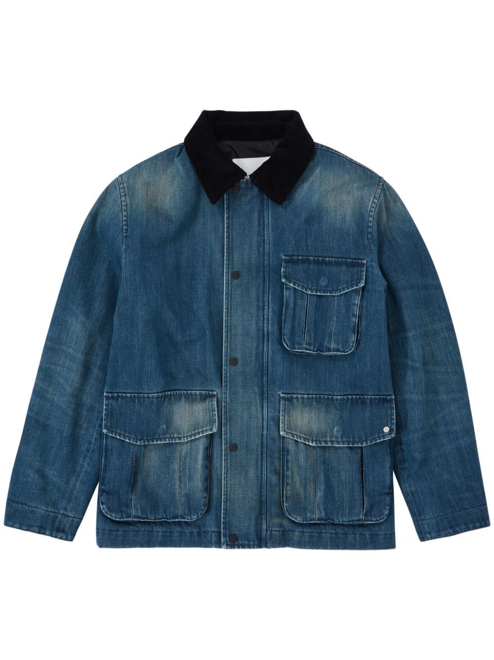 Closed Denim Cargo Shirt Jacket - Farfetch | Farfetch Global