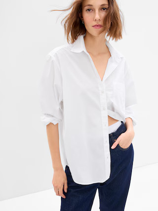 100% Organic Cotton Big Shirt | Gap (US)