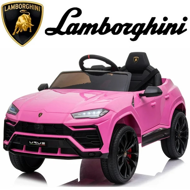 Lamborghini 12 V Powered Ride on Cars, Remote Control, Battery Powered, Pink | Walmart (US)