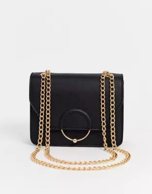ASOS DESIGN ring and ball cross body bag with interchangeable chain strap | ASOS (Global)