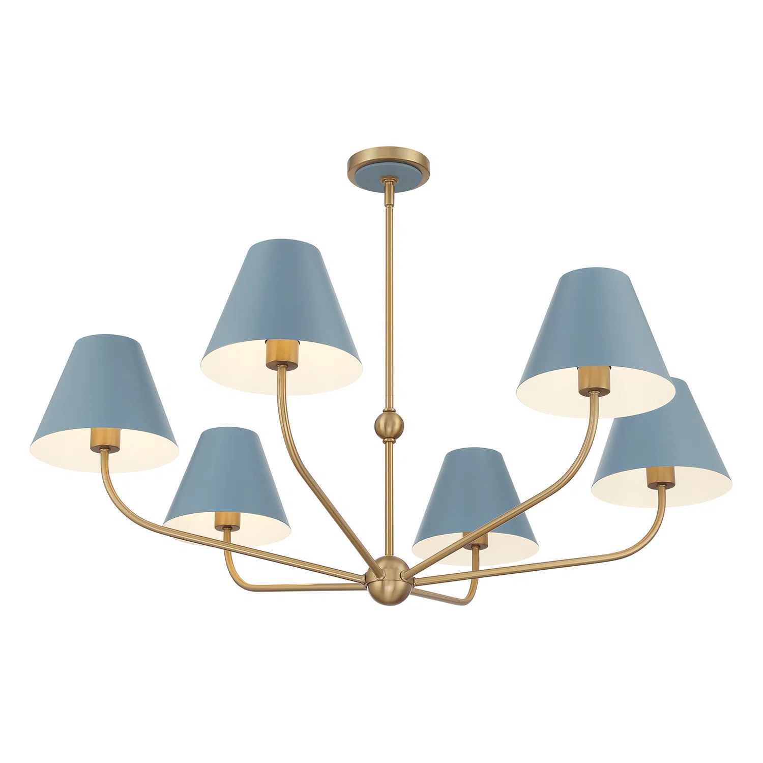 Mercer41 Ksyn 6 Light Vibrant Gold Chandelier | Wayfair | Wayfair North America
