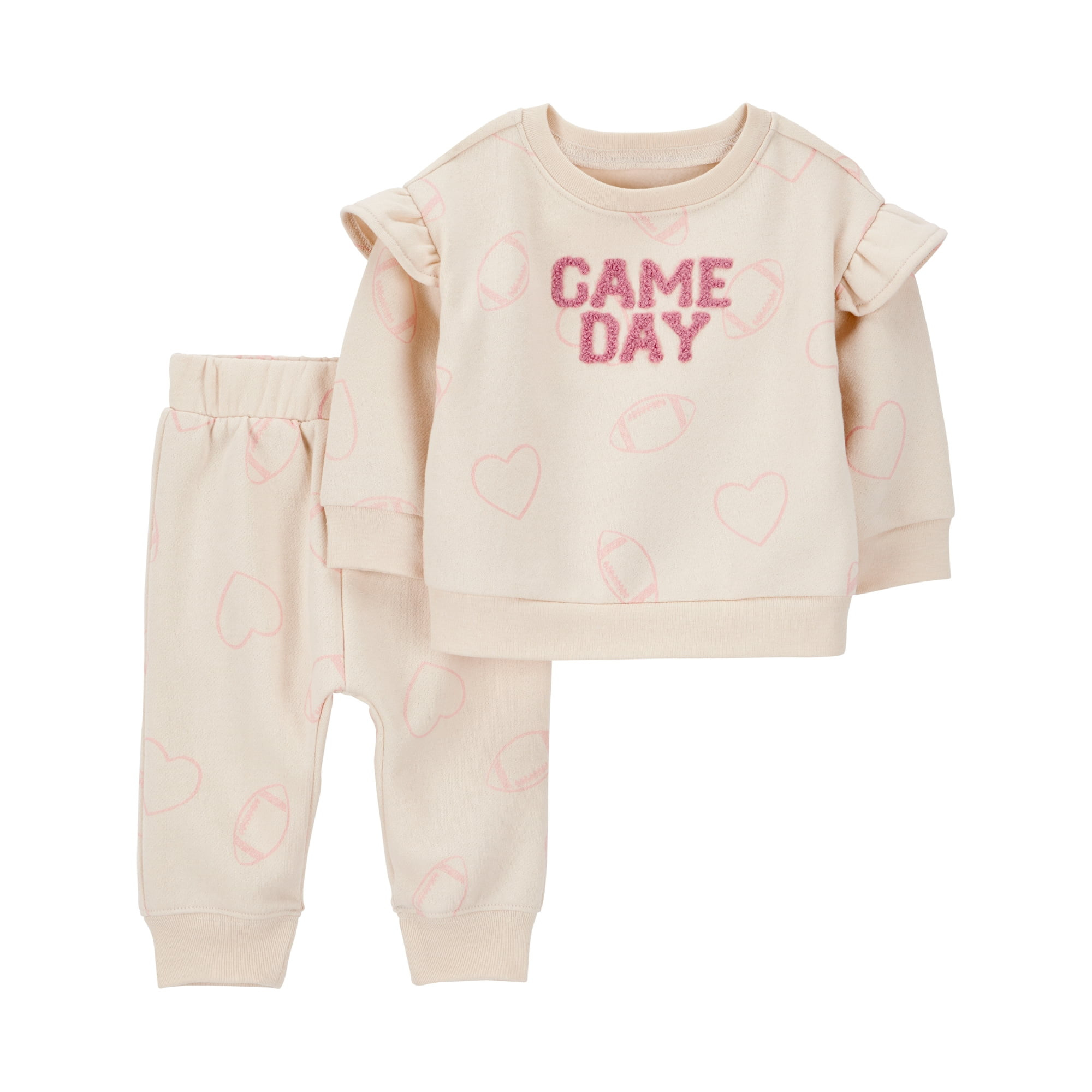Carter's Child of Mine Baby Girl Outfit Set, 2-Piece, Sizes 0/3-24 Months | Walmart (US)