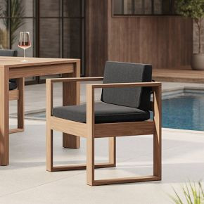 Telluride Outdoor Dining Arm Chair (Set of 2) | West Elm (US)