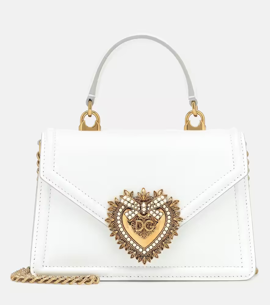 Dolce&Gabbana Devotion Small leather shoulder bag | Mytheresa (US/CA)