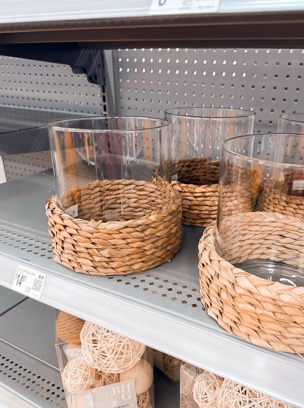 Walmart did such a good job with the fall update of their best selling hurricane from spring. 

Add a candle and some mini pumpkins and you have an easy centerpiece!

#LTKSeasonal #LTKFindsUnder50