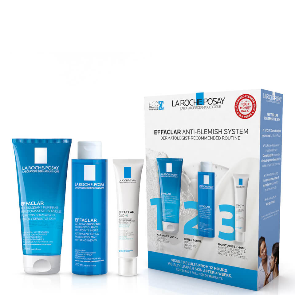 La Roche-Posay Effaclar 3-Step Anti Blemish System 440ml | Cult Beauty