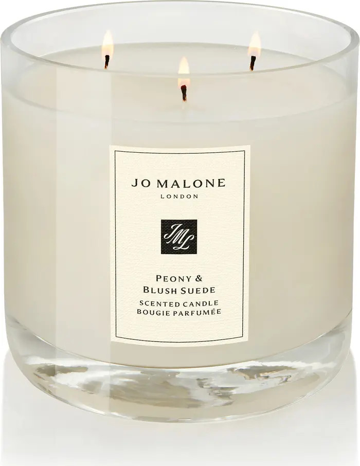 Peony & Blush Suede Scented Home Candle | Nordstrom