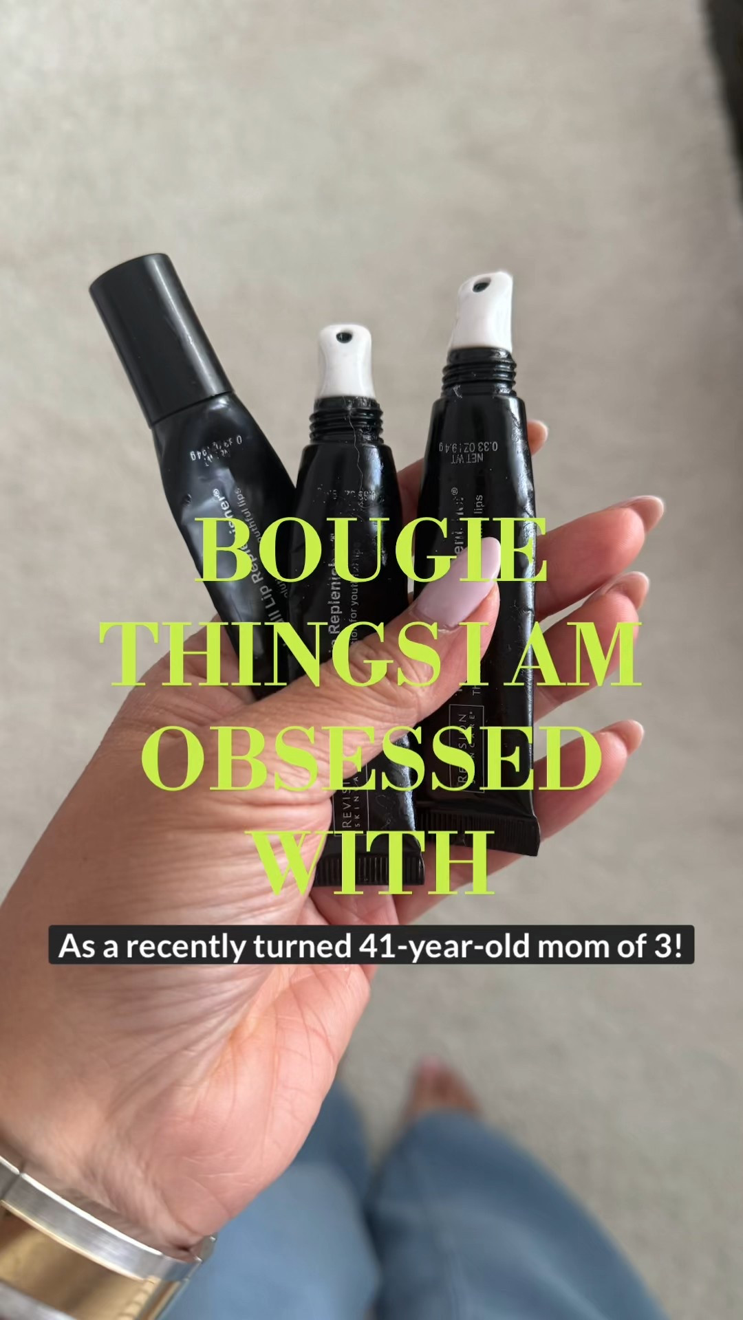 Some things are worth the splurge… especially when you recently turned 41, are juggling 3 kids, and need a little bougie in your life 😆

Here are 4 products (plus 1 👉🏼 a bonus! - see what I did there?!? Lolllll) that I cannot live without right now. 

The most moisturizing lip gloss
Alo Yoga everything
Jura coffee machine
Louboutin Strappy Heels
Louis Vuitton Neverfull Bag


#LTKOver40 #LTKStyleTip #LTKFamily