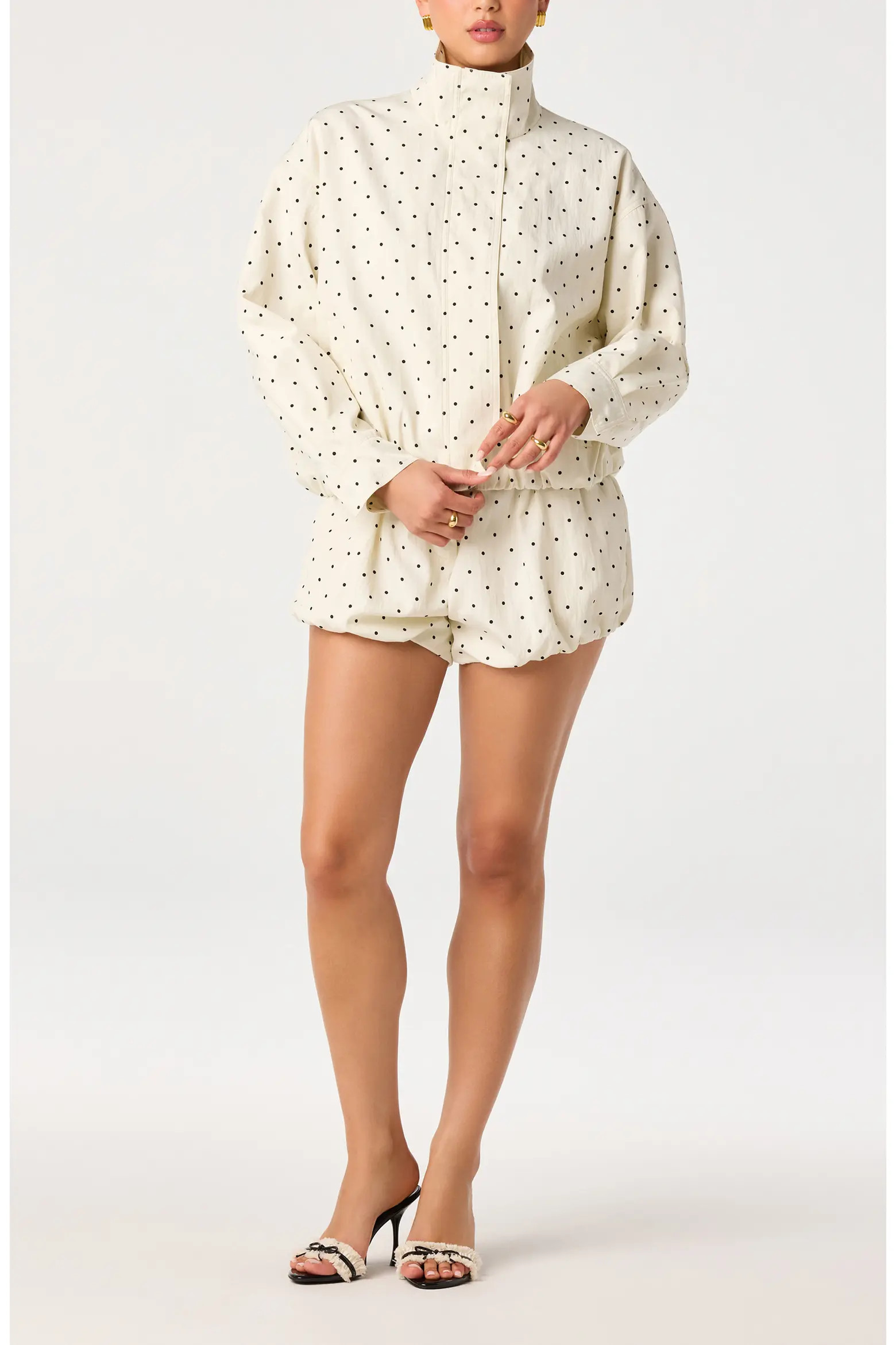 Collins Polka Dot Bomber Jacket (Women) | Nordstrom | Nordstrom