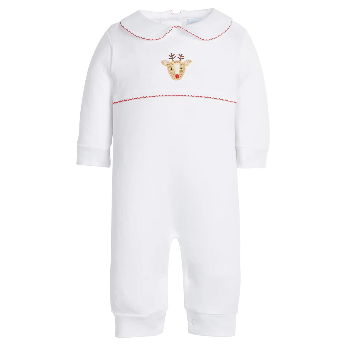 Crochet Playsuit in Reindeer | Over The Moon