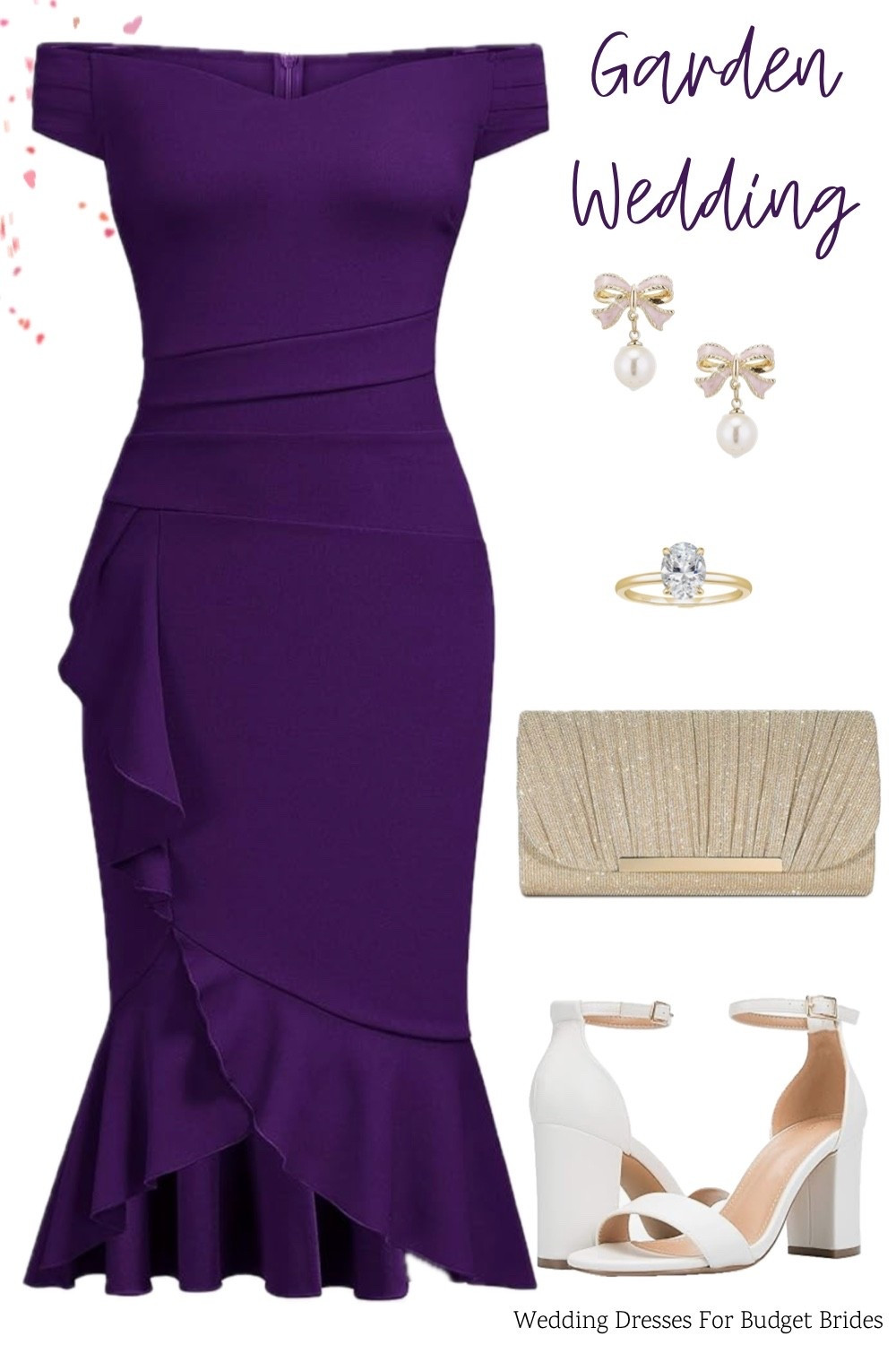 Early fall wedding guest outfit idea. Purple wedding guest dress and accessories from Amazon.

#LTKWedding #LTKSeasonal #LTKootd