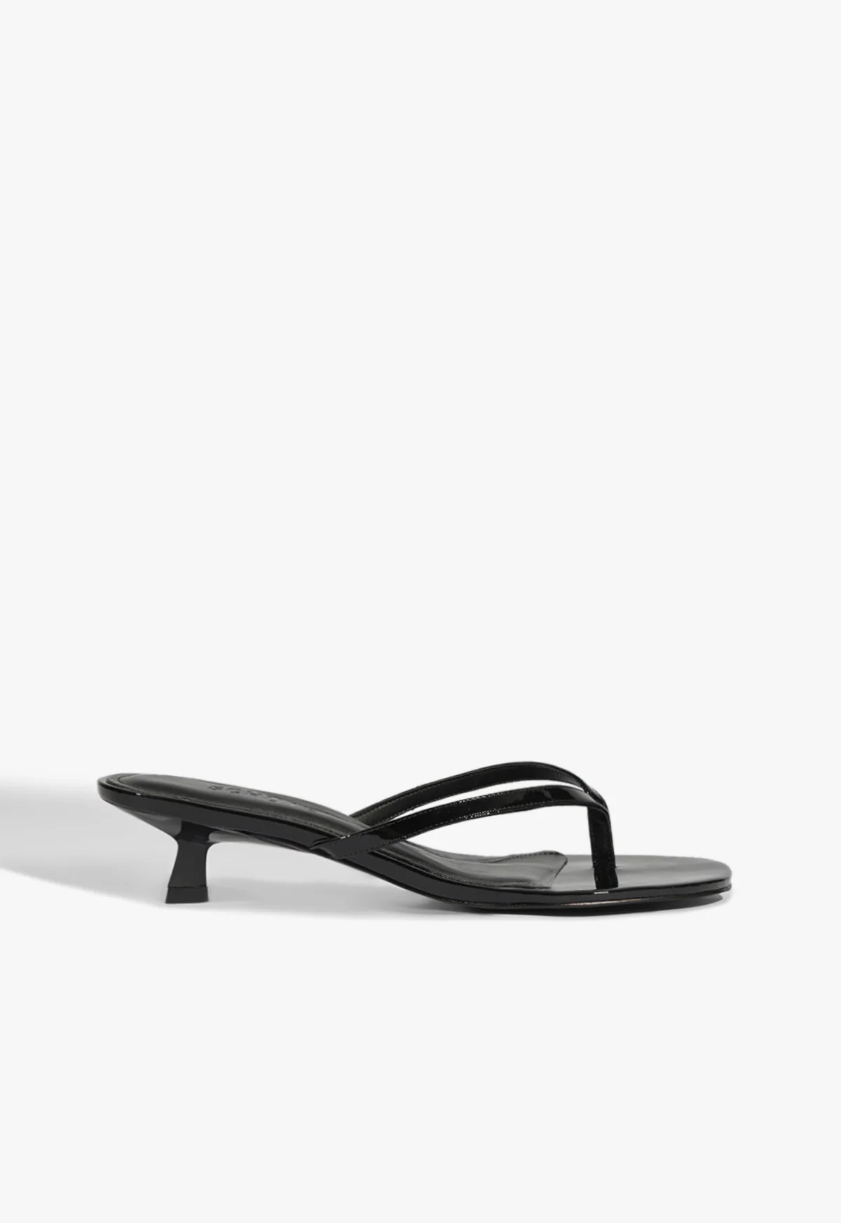 Carolyn Stiletto Sandal | Black | Patent | Schutz (US)