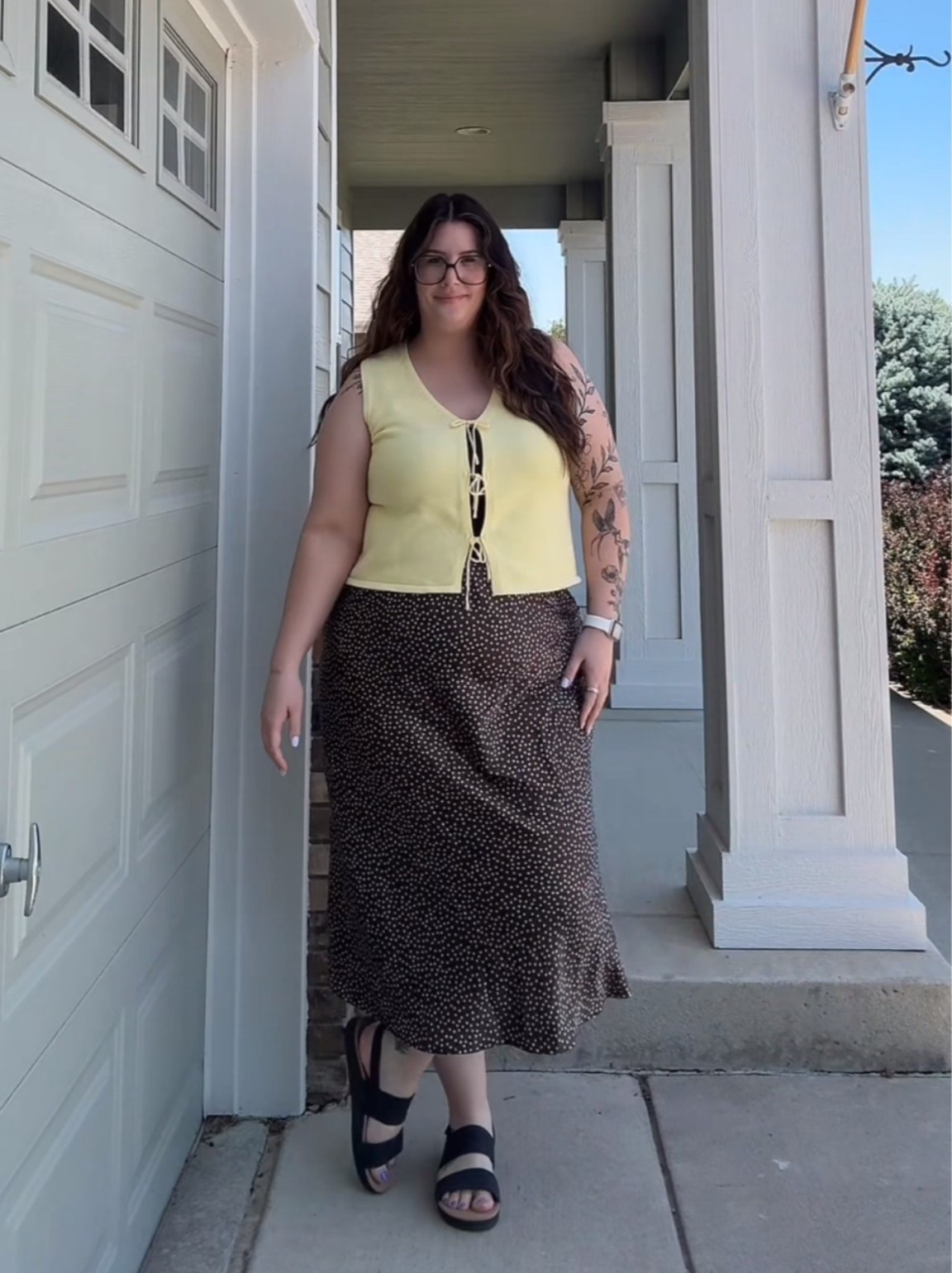 Yellow & polka dots 🩵

#LTKootd #LTKWorkwear #LTKPlusSize
