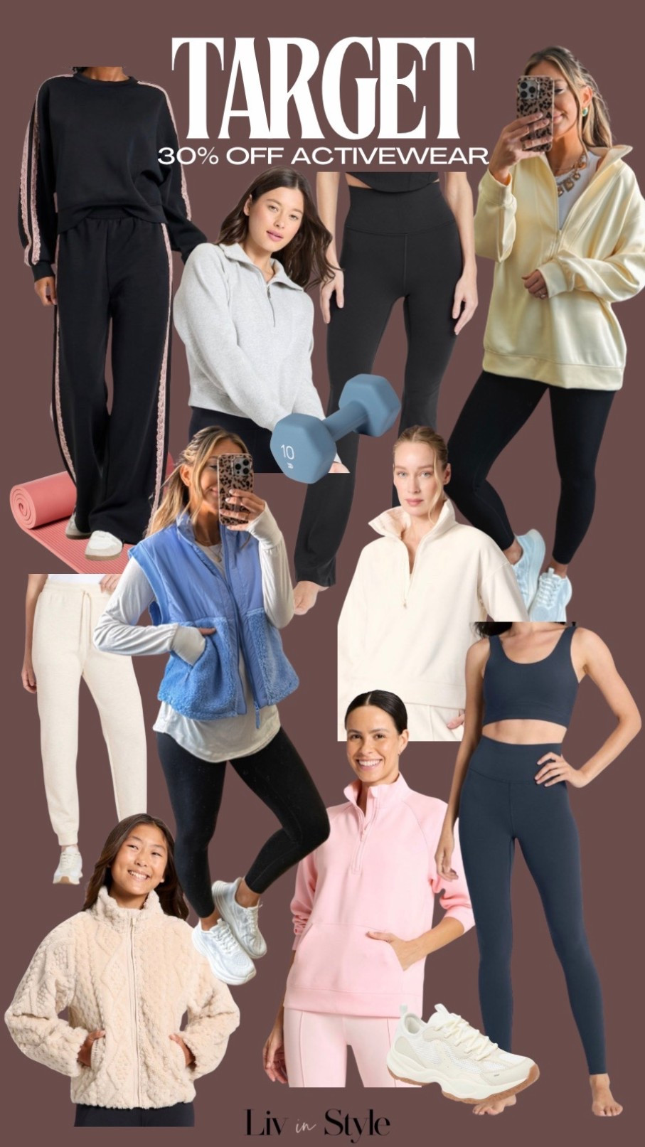 Target has 30% off all activewear, sneakers + lots of great fitness items including two new arrivals I just snagged this week! Just in time to get started on our New Year’s resolutions!

#LTKActive #LTKselfcare #LTKfitnessgoals