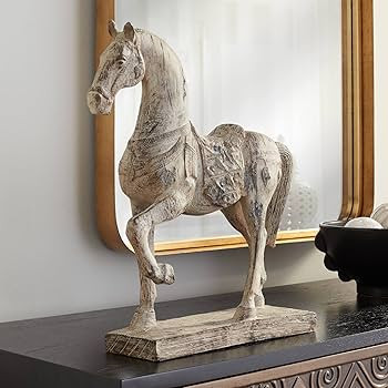 Amazon.com: Kensington Hill Rustic Horse 15 1/4" High Statue : Home & Kitchen | Amazon (US)