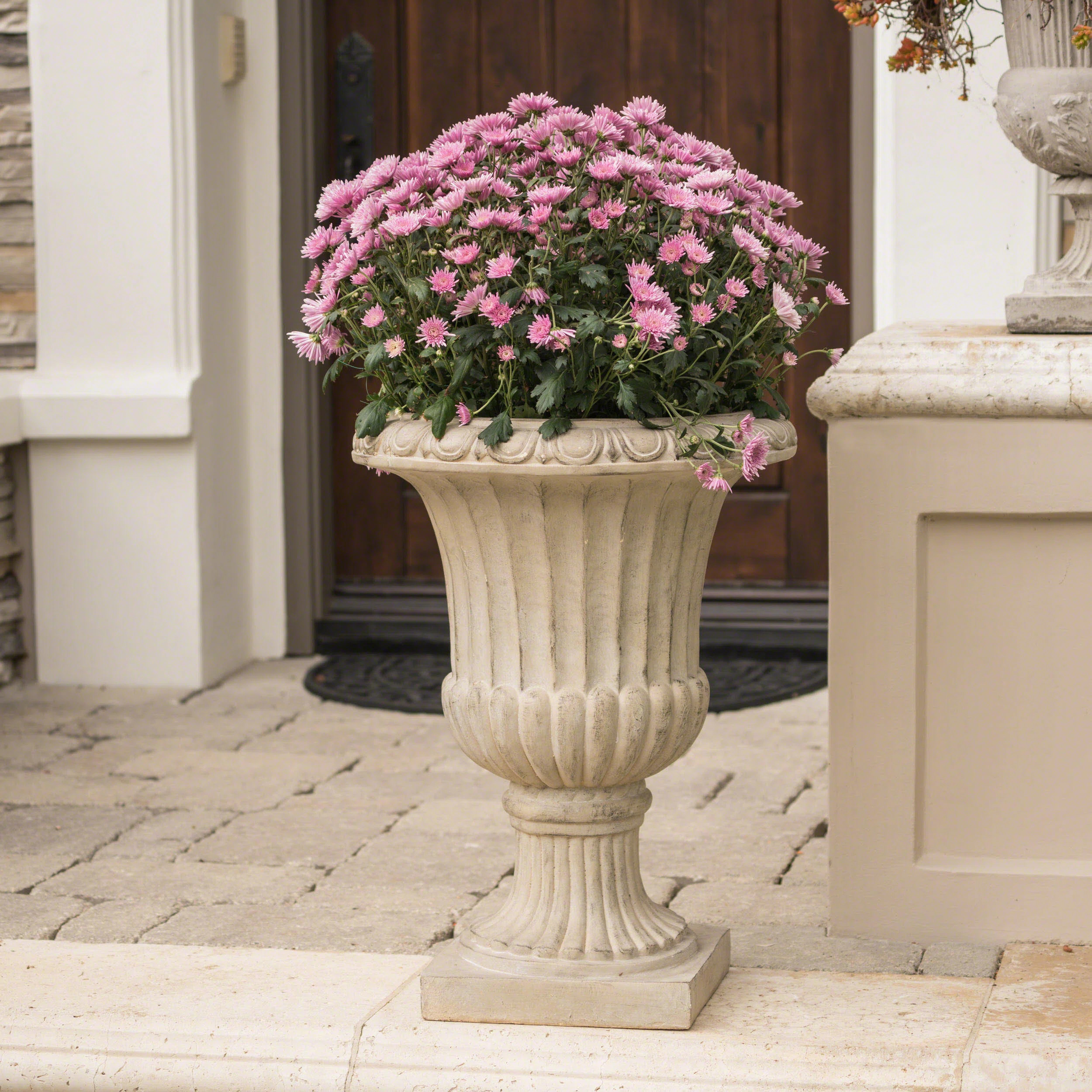 Fleur De Lis Living Rigoberto Composite Urn Planter & Reviews | Wayfair | Wayfair North America