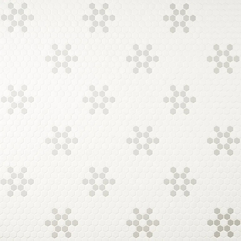 Mod Petal Pattern 11.73" x 11.85" Matte Porcelain Floor And Wall tile | Wayfair North America