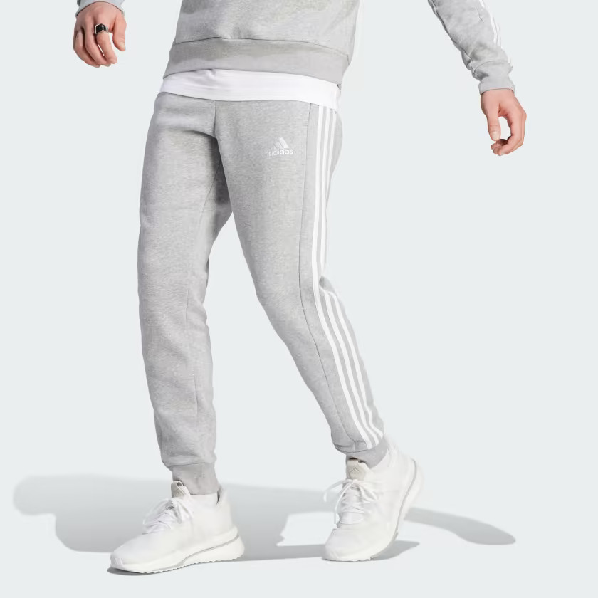 Essentials Fleece 3-Stripes Tapered Cuff Pants | adidas (US)