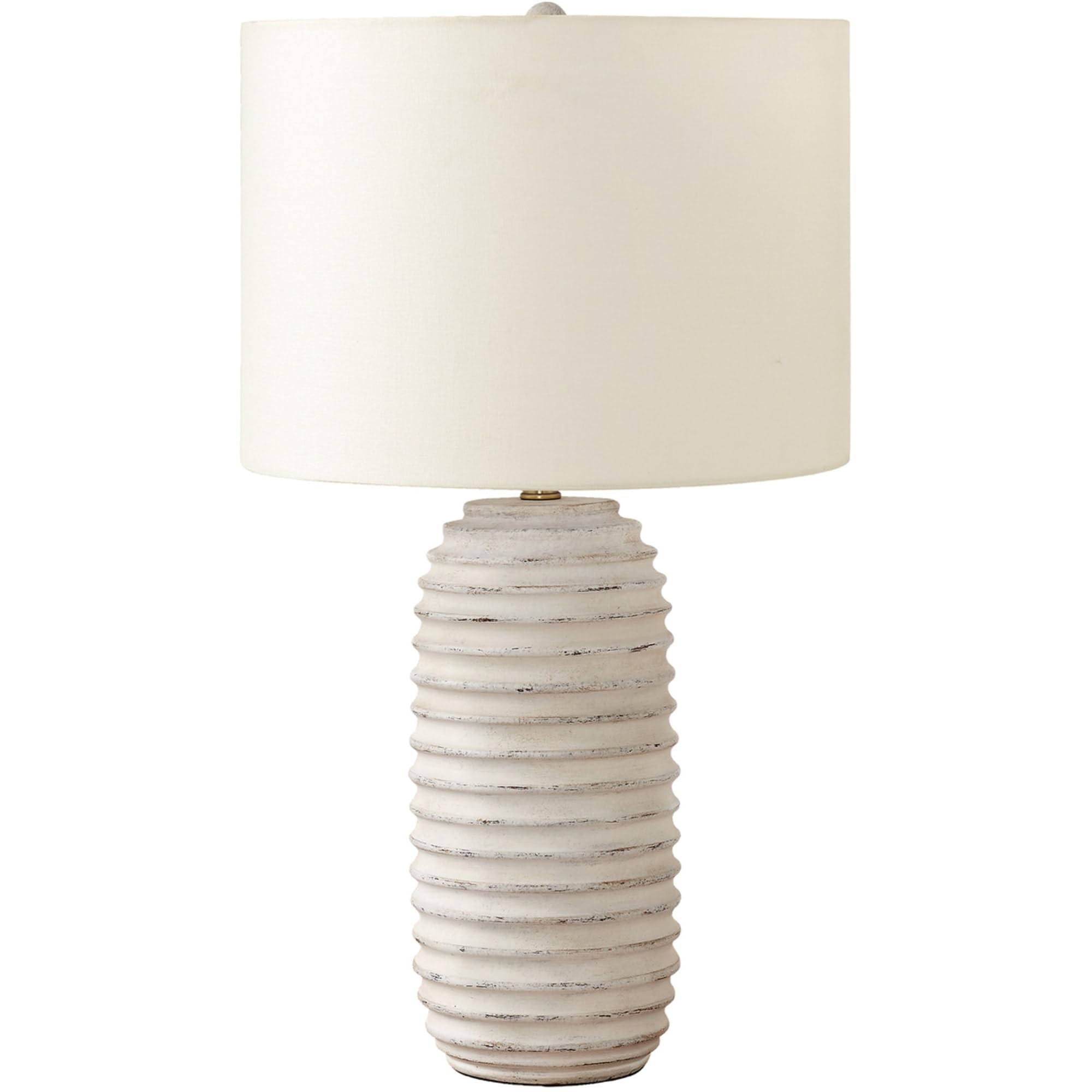 Monarch Specialties I 9742 LightingTable Lamp, Cream Resin, Ivory/Cream Shade, Transitional | Amazon (US)